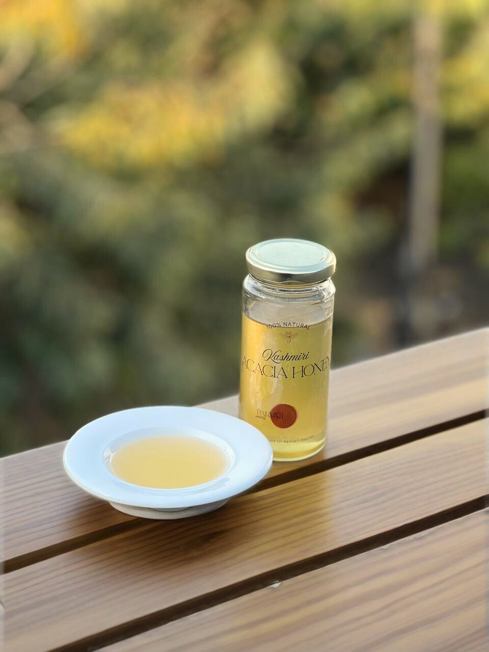 Jar of Parvati Pantry Kashmir acacia honey