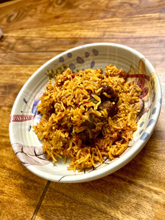 Laal Maas Biryani