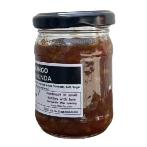 Mango Chhunda (Grated Raw Mango Preserve)