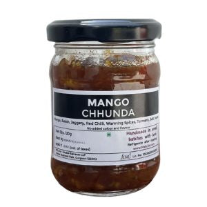 Mango Chhunda (Grated Raw Mango Preserve)
